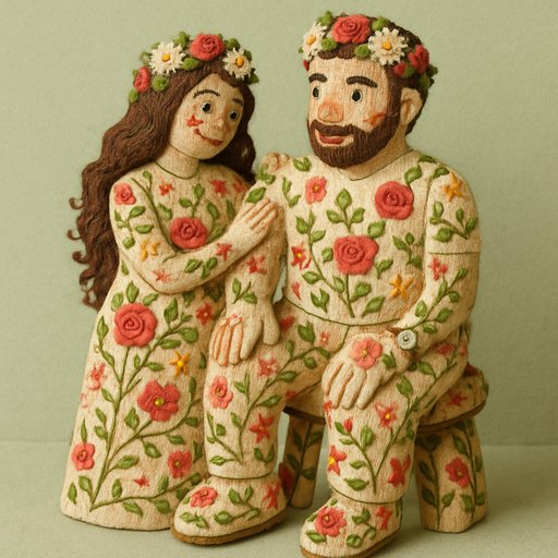 Floral/Botanical Couple variant 4