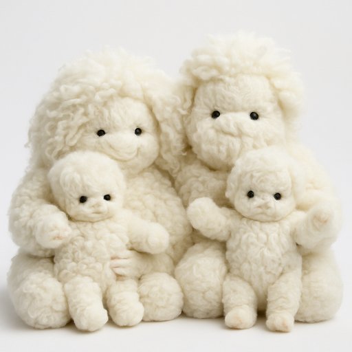 Family Fluffy/Sherpa plushy toy