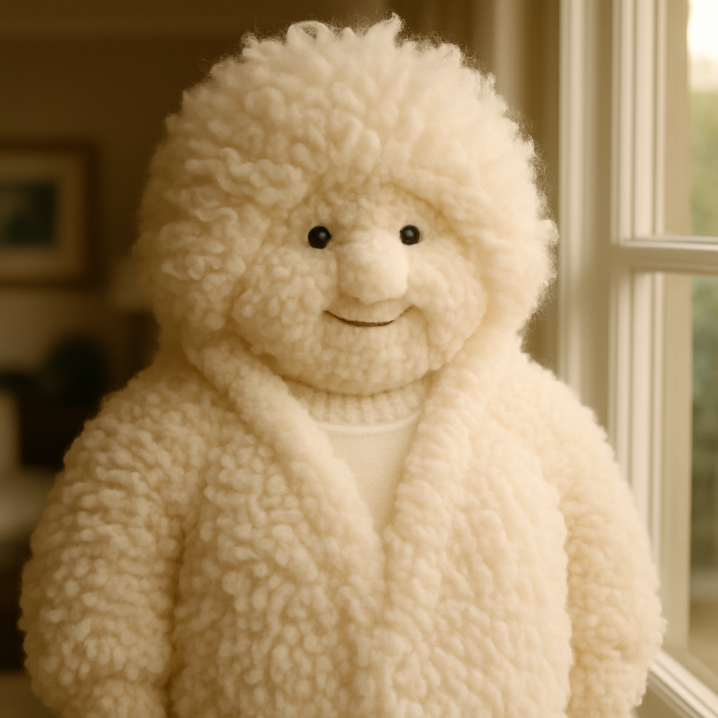 Fluffy/Sherpa plushy style example