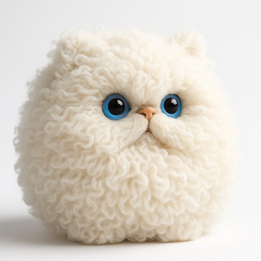 Persian Cat in Fluffy/Sherpa style