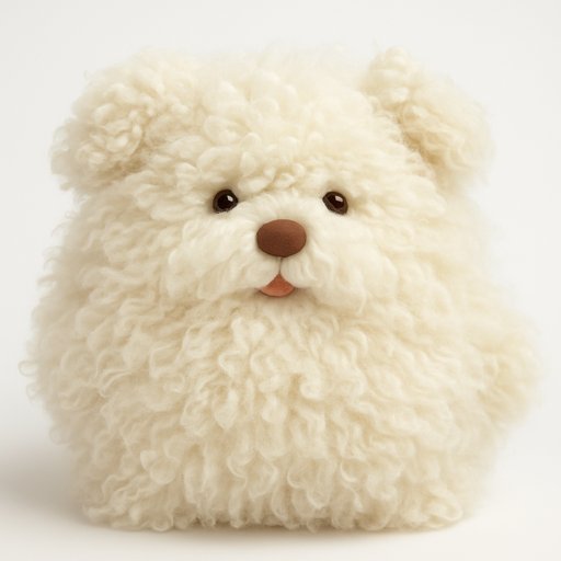 Pomeranian in Fluffy/Sherpa style