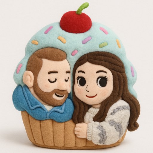 Couple Food/Dessert plushy toy