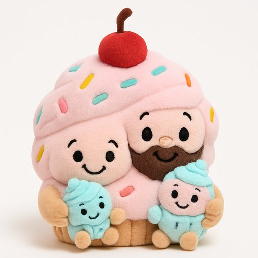 Family Food/Dessert plushy toy