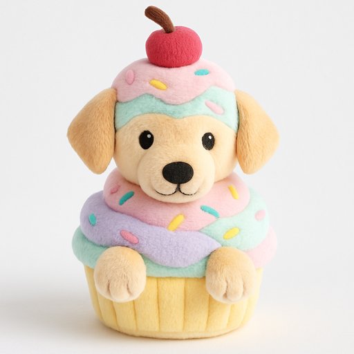 Golden Retriever Food/Dessert plushy toy