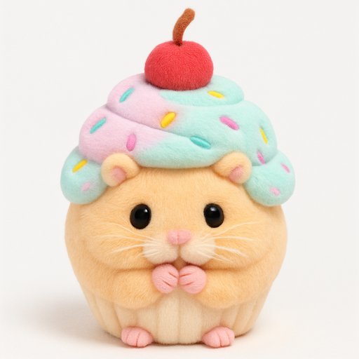 Hamster Food/Dessert plushy toy