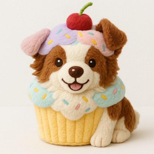Pomeranian in Food/Dessert style