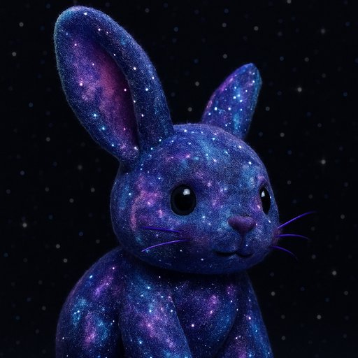Bunny Galaxy/Cosmic plushy toy