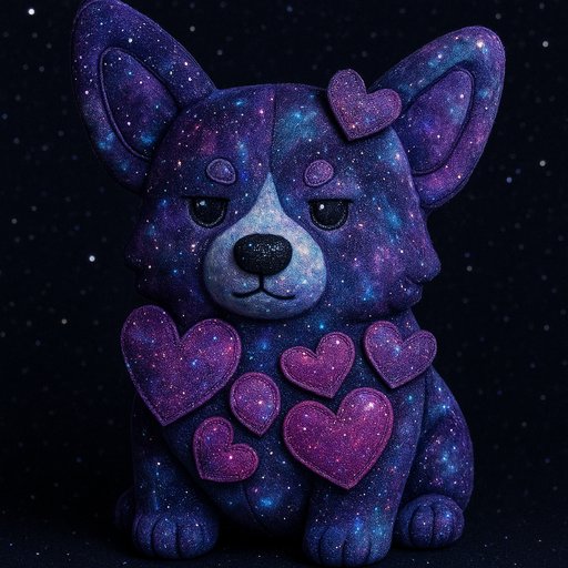 Corgi in Galaxy/Cosmic style