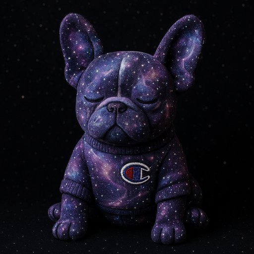 French Bulldog in Galaxy/Cosmic style