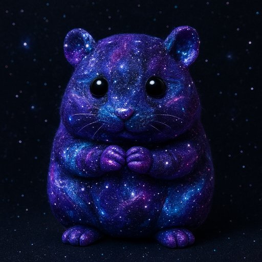 Hamster Galaxy/Cosmic plushy toy