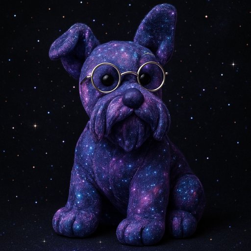 Labrador in Galaxy/Cosmic style