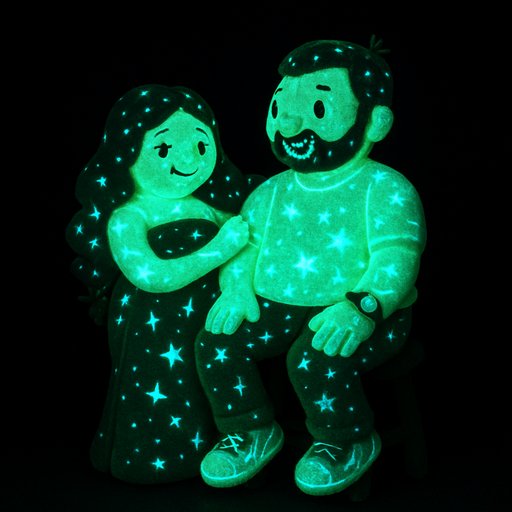 Glow-in-the-Dark Couple variant 4