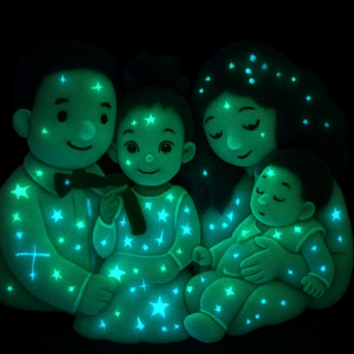 Glow-in-the-Dark Family variant 2