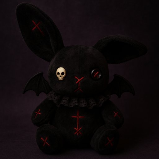 Bunny in Goth/Dark style
