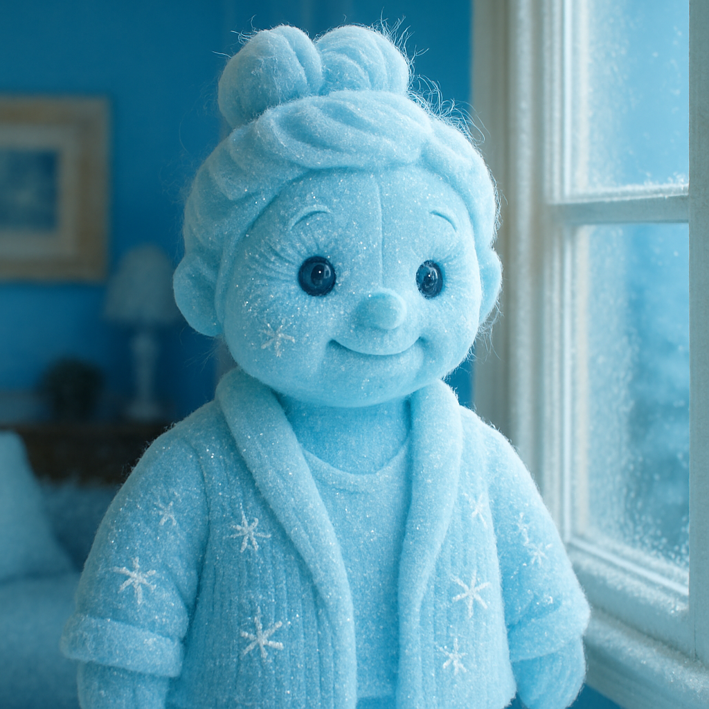 Ice/Frozen plushy style example