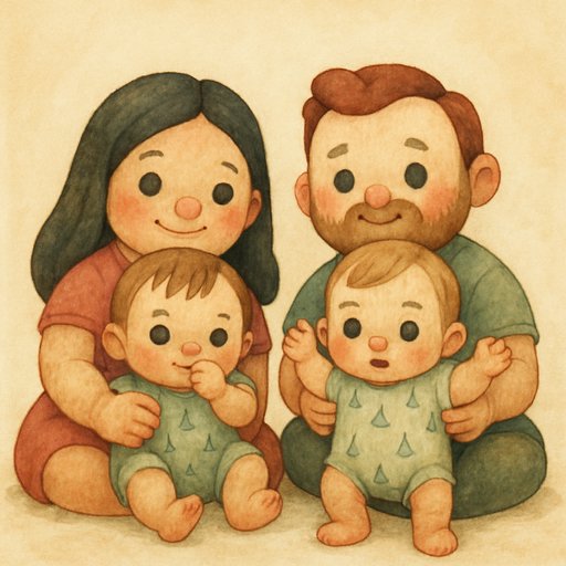 Family Japanese Hand-Painted Animation plushy toy