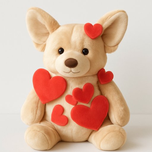 Corgi Luxury Floppy Plush plushy toy transformation