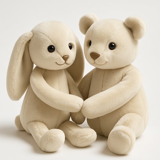 Luxury Floppy Plush Couple variant 3