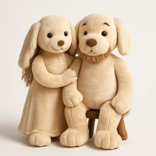 Luxury Floppy Plush Couple variant 4