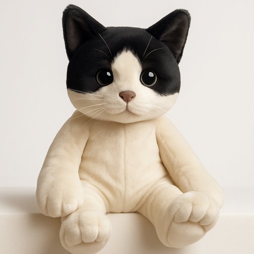 Orange Tabby Cat Luxury Floppy Plush plushy toy transformation