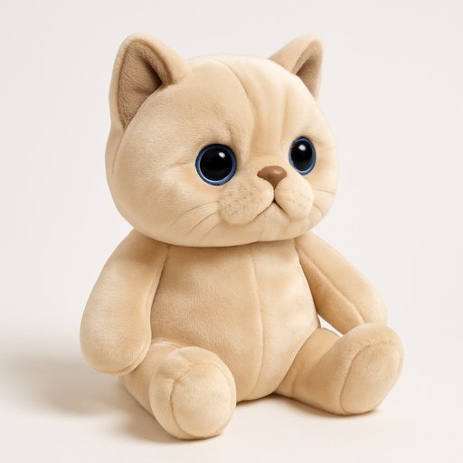 Persian Cat Luxury Floppy Plush plushy toy transformation