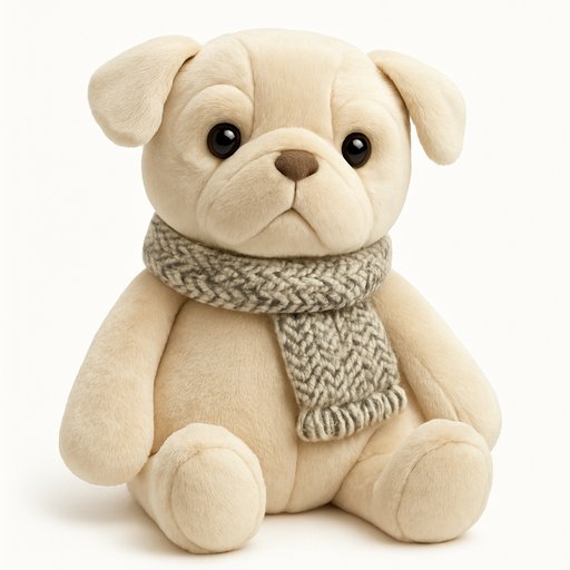 Pug Luxury Floppy Plush plushy toy transformation