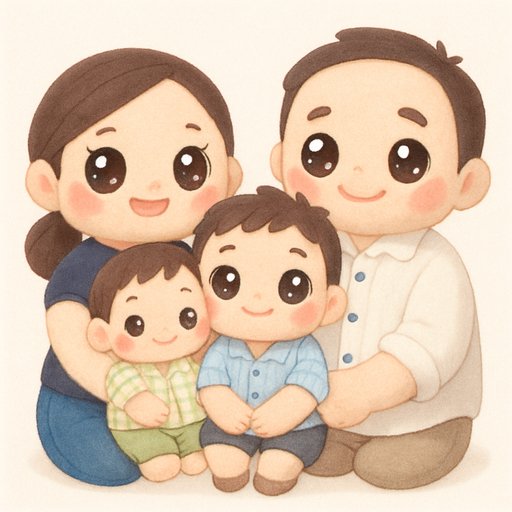 Kawaii Family variant 3