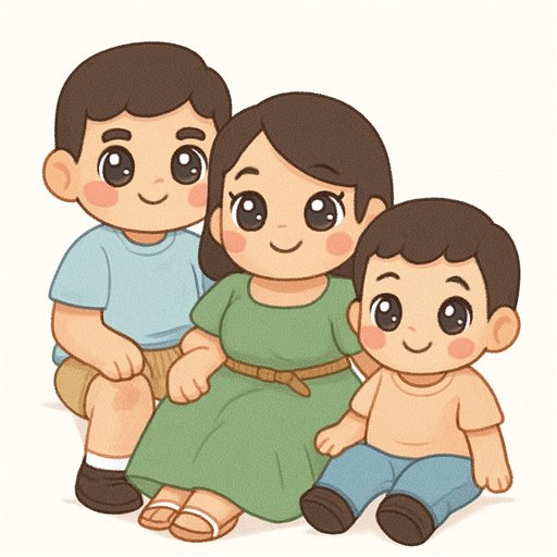 Kawaii Family variant 4