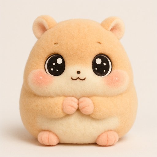 Hamster Kawaii plushy toy transformation