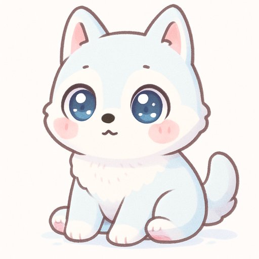Husky Kawaii plushy toy transformation