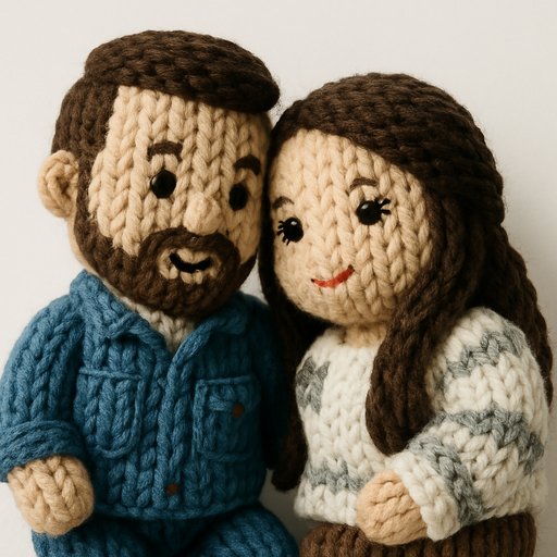 Couple in Knitted/Yarn style