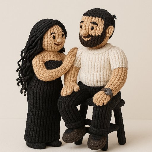 Knitted/Yarn Couple variant 4