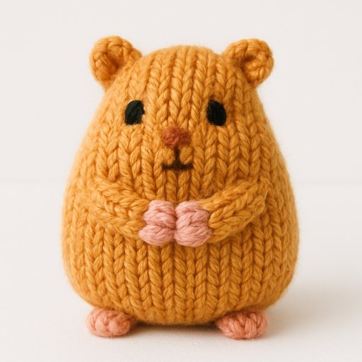 Hamster Knitted/Yarn plushy toy