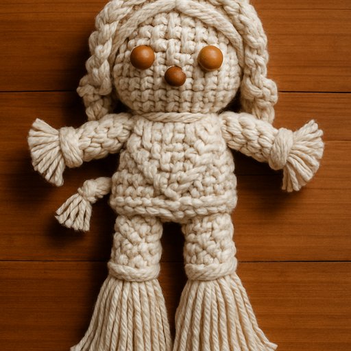 Couple in Macrame/Knotted Rope style