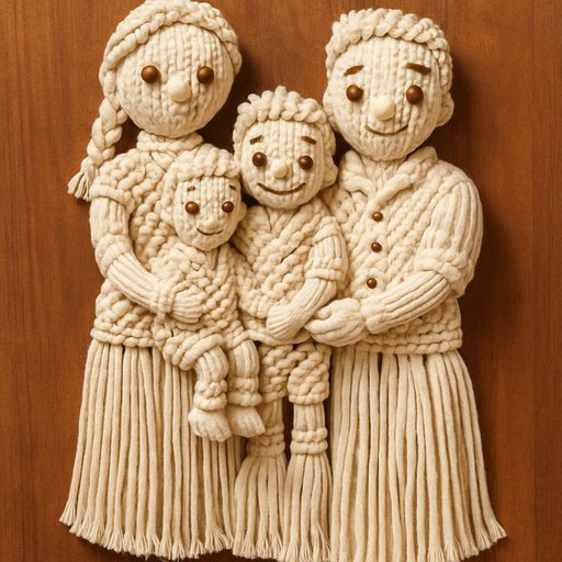 Macrame/Knotted Rope Family variant 3