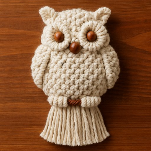 Hamster in Macrame/Knotted Rope style