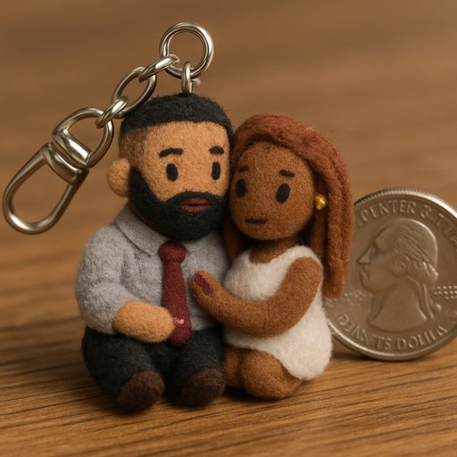 Miniature/Keychain Couple variant 2