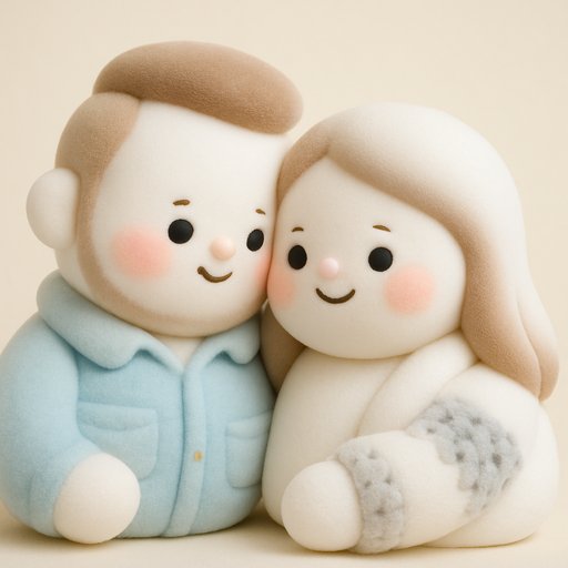 Couple in Mochi Soft style