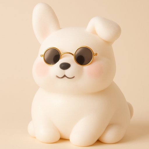 Labrador in Mochi Soft style