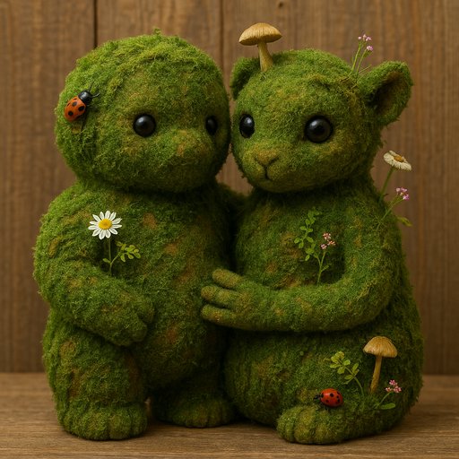 Moss/Living Plant Couple variant 2