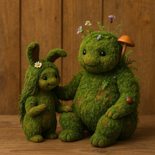 Moss/Living Plant Couple variant 4