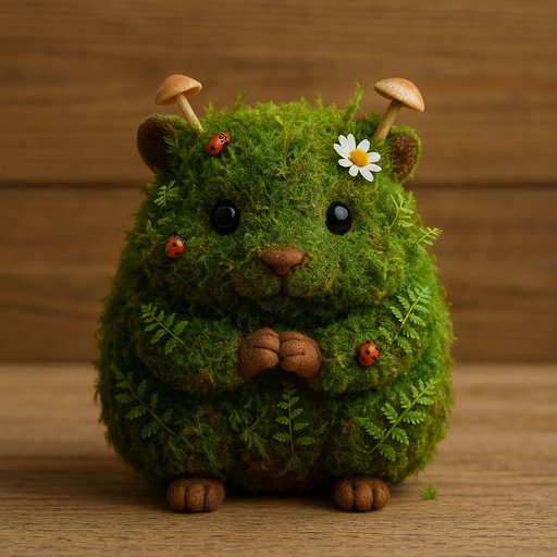 Hamster Moss/Living Plant plushy toy
