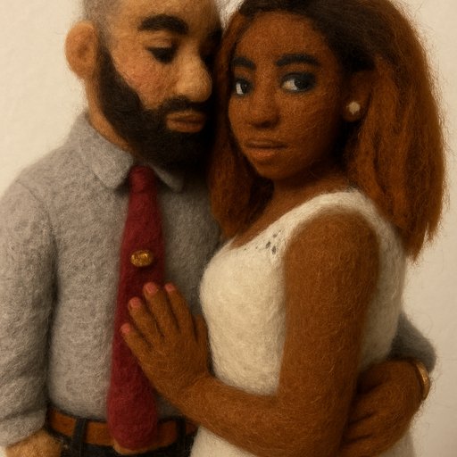 Needle Felt Couple variant 2
