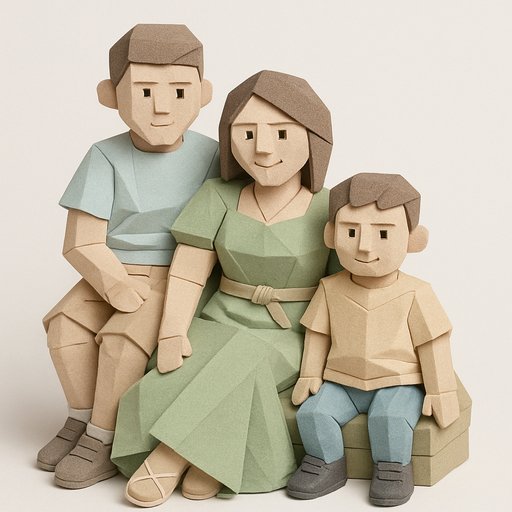 Origami/Paper Family variant 4