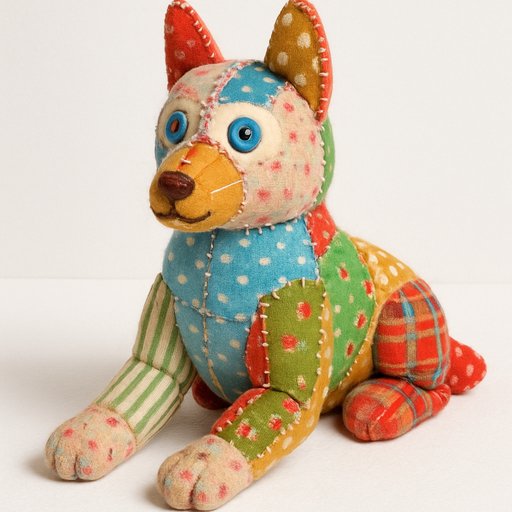 Husky in Patchwork/Quilted style