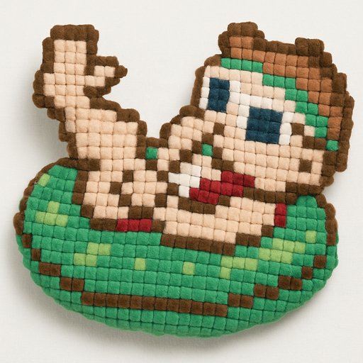 Baby in Pixel/8-Bit style