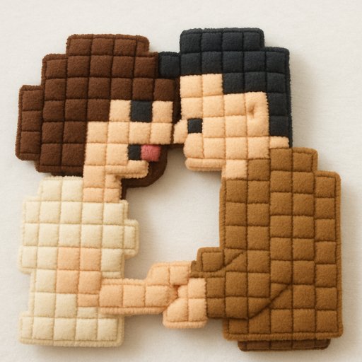 Pixel/8-Bit Couple variant 3
