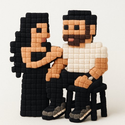 Pixel/8-Bit Couple variant 4