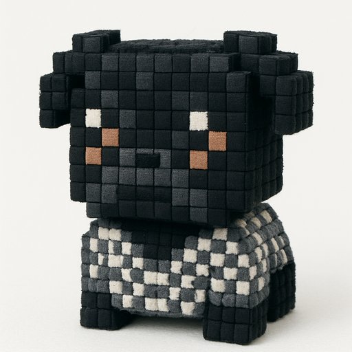 Pug in Pixel/8-Bit style