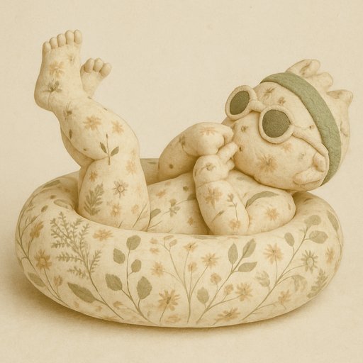 Baby in Pressed Botanical style